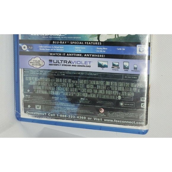 Chasing Mavericks Blu-ray Drama Biography Rated G Movie No Scratches - Picture 5 of 5